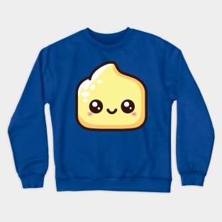 cute poop smile face Crewneck Sweatshirt